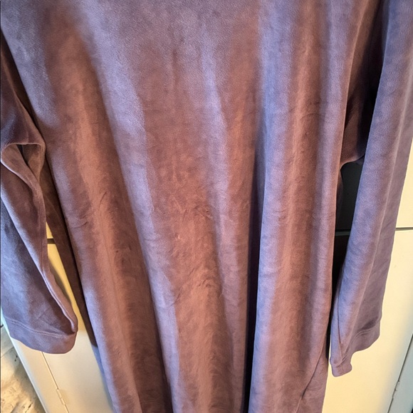 Pure Jill sz M Velvety Purple Cowl Neck Dress like new! - Picture 6 of 10